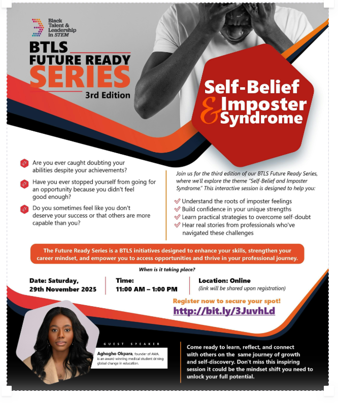 BTLS Future Ready Series: Self-Belief & Imposter Syndrome